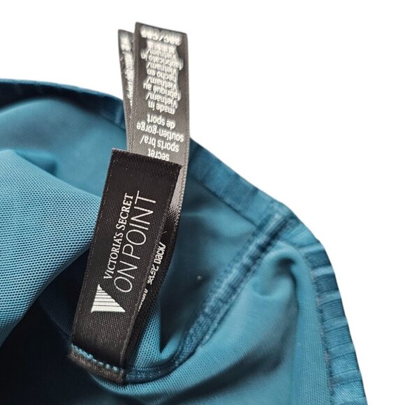 Victoria's Secret On Point Allegro Sports Bra, Green, Wireless, Lace Up Size 38C - Picture 5 of 6